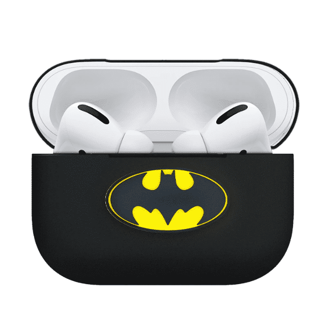 Questa è una custodia in silicone Superhero per AirPods Pro.