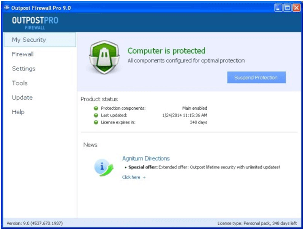 Outpost Firewall Pro Outpost Firewall Pro