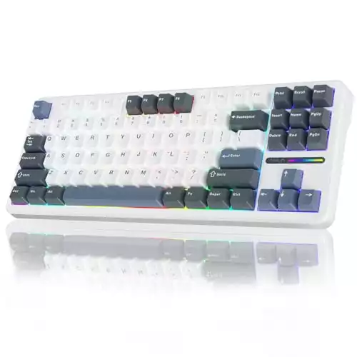 aula の f87 pro メカニカル キーボードはコンパクトながら強力です Aula f87 pro mechanical keyboard