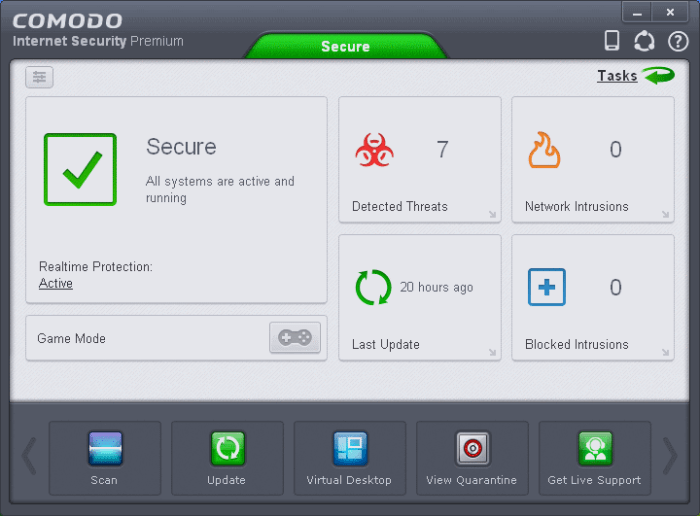 Antivirus gratuit Comodo