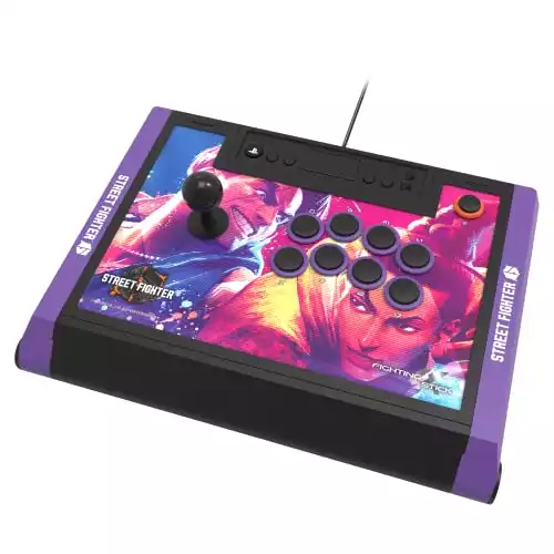 лучшие аксессуары для PlayStation 5 (2024 г.) Hori playstation 5 fighting stick alpha for ps5