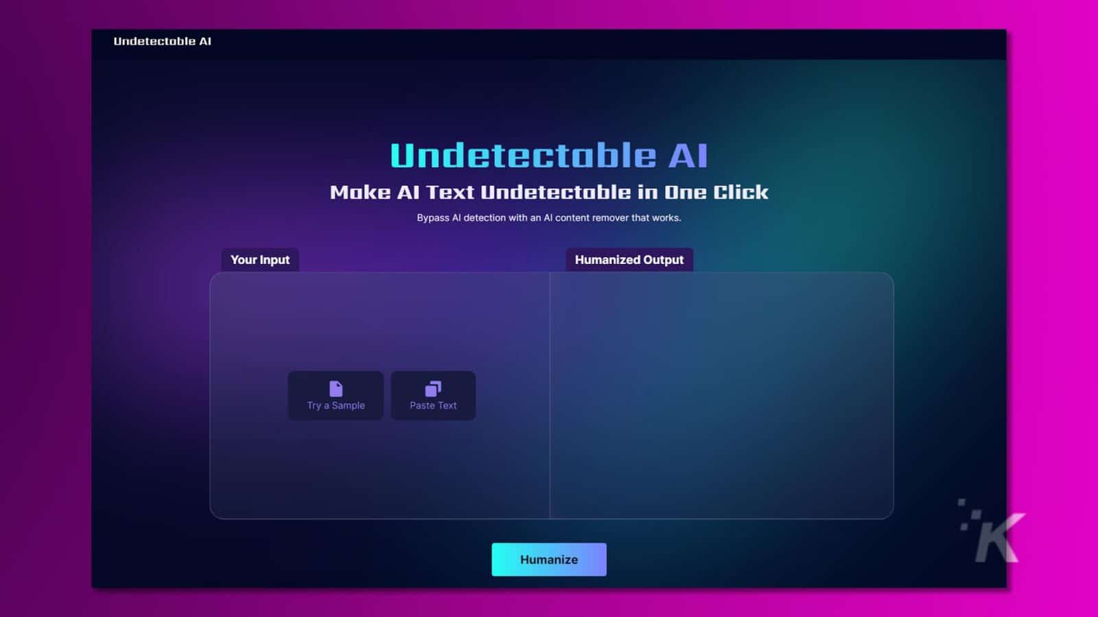 برنامج الذكاء الاصطناعي غير قابل للاكتشاف