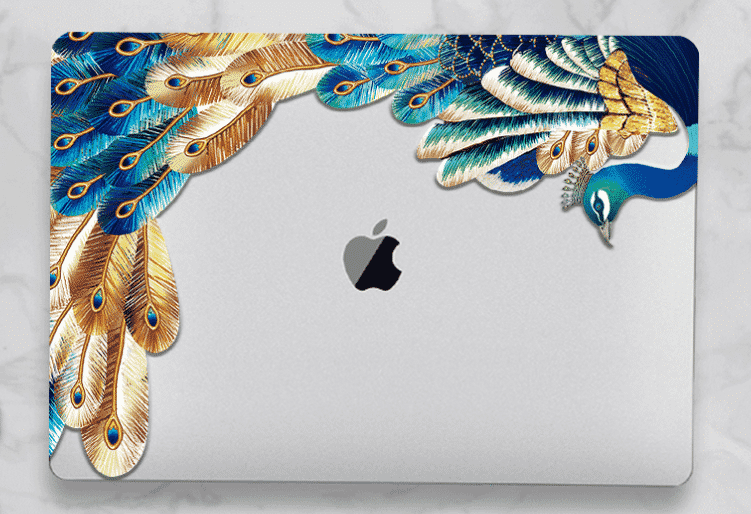 Capa Crystal Feather Hard Color para MacBook Air 2019