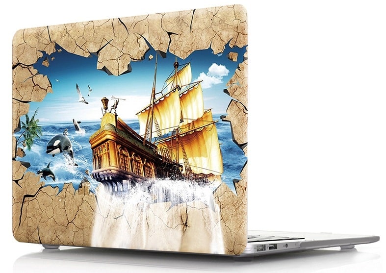 Жесткий чехол для ноутбука MacBook Air 2019 с рисунком HD