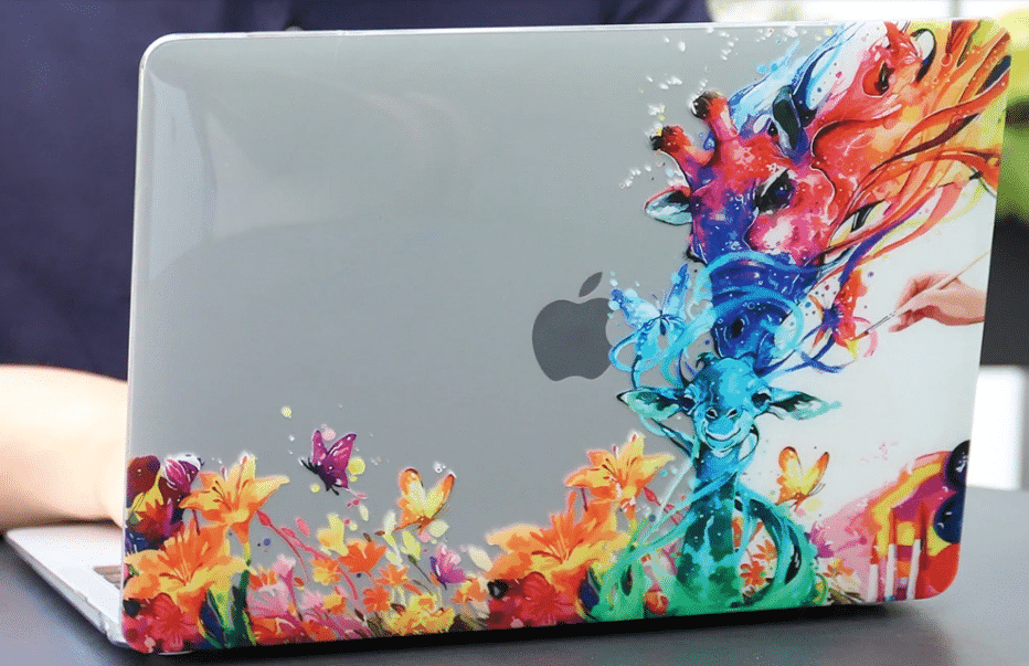 Hülle für das MacBook Air 2019 mit Blumendruck