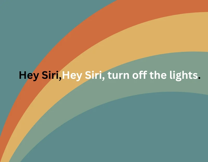 hey siri, turn off the lights