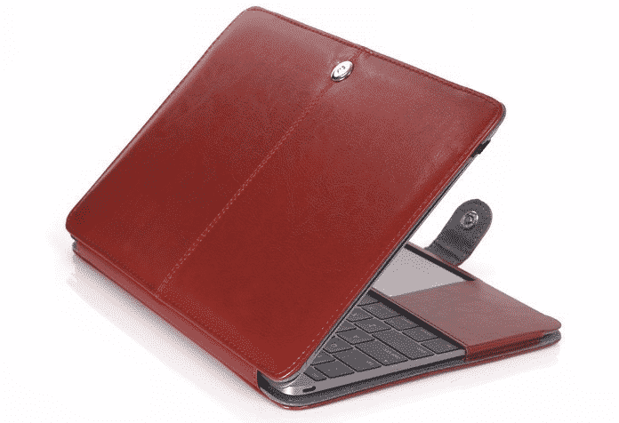 Capa de notebook de couro PU para MacBook Pro 2019 13 polegadas