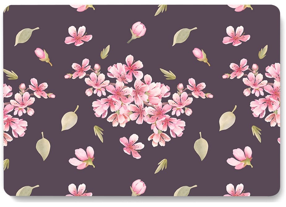 Questa è la custodia Flowers Pattern per MacBook Pro da 16 pollici.