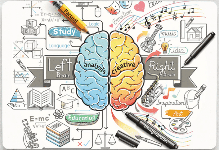 Oto 16-calowa obudowa Brain Painting MacBook Pro.