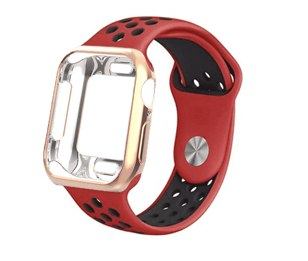 Bu, 44 mm ve 40 mm Apple Watch Series 5 için Correa Watch Band.