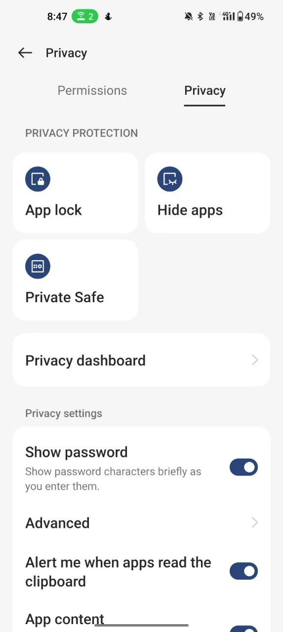 privacy screen