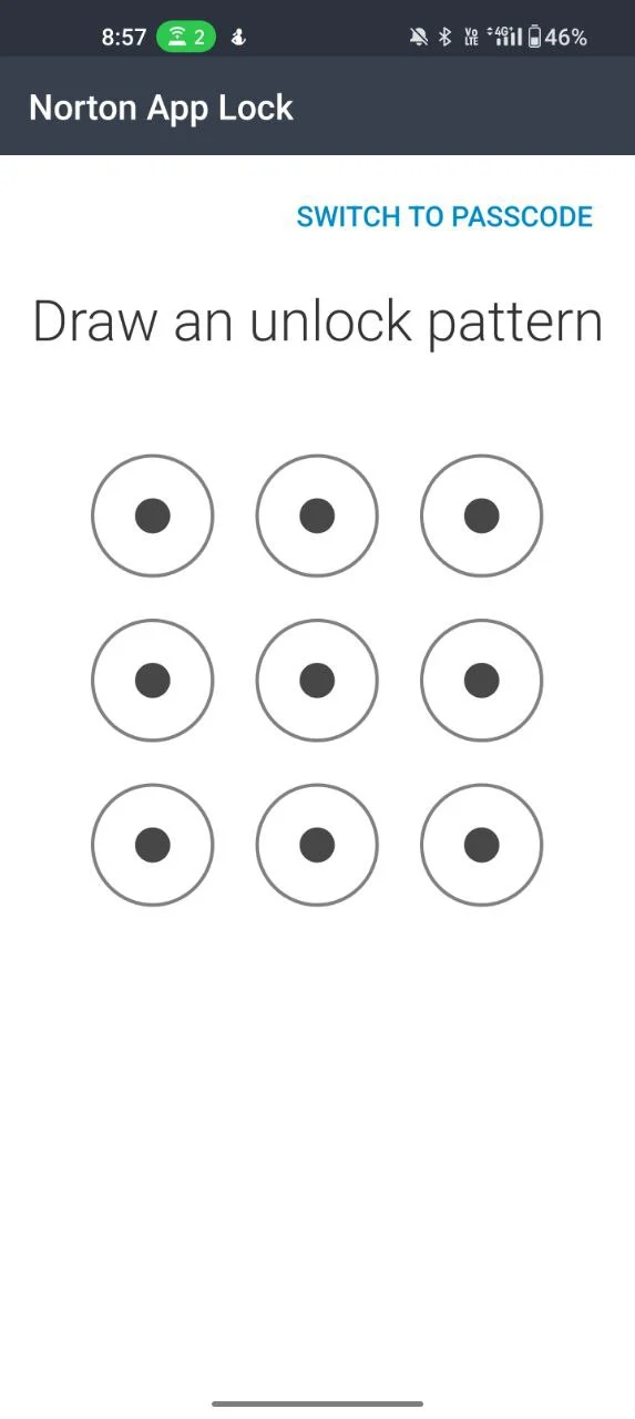 notion app lock pattern page