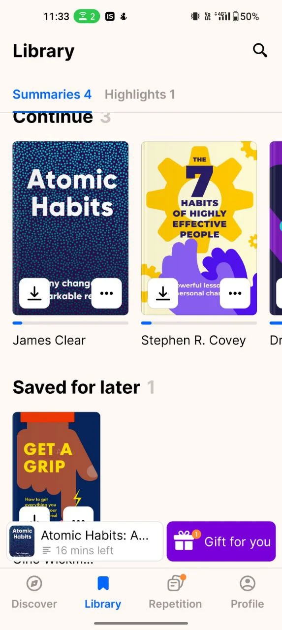 headway app