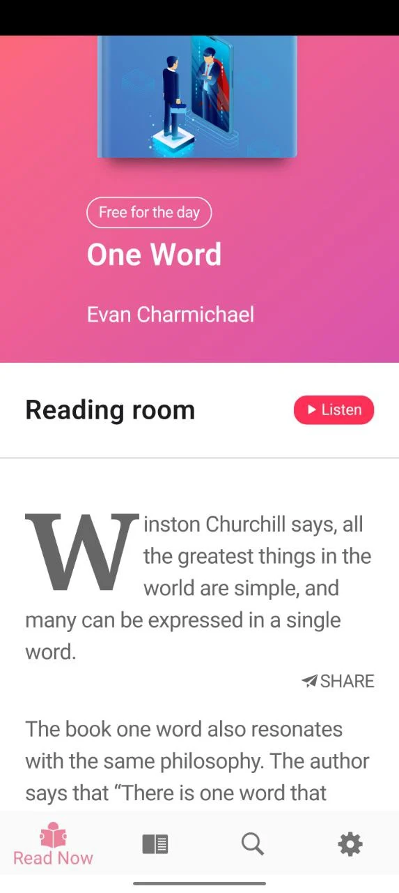 book summary app screenshots