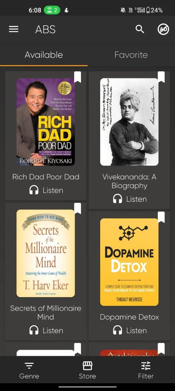 any book app