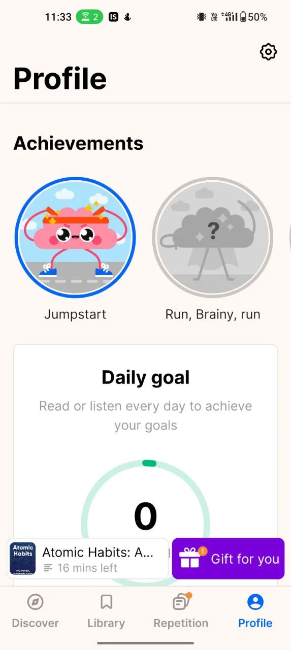 headway app