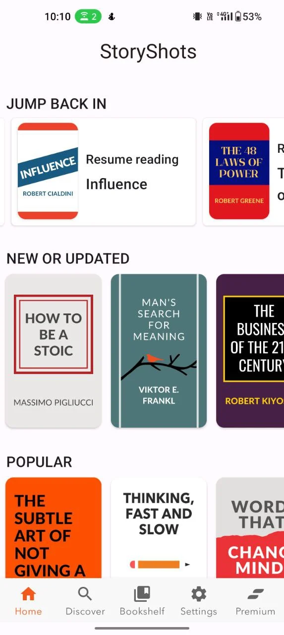 storyshots app screenshots