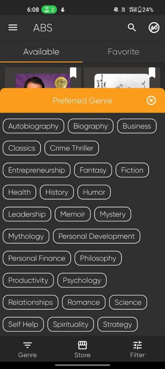 any book app