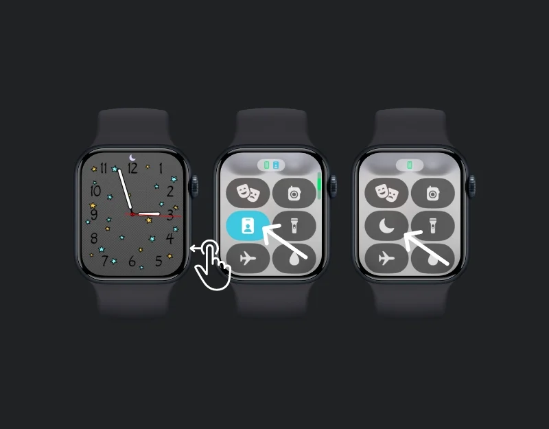 how to turn off focus mode on apple watch