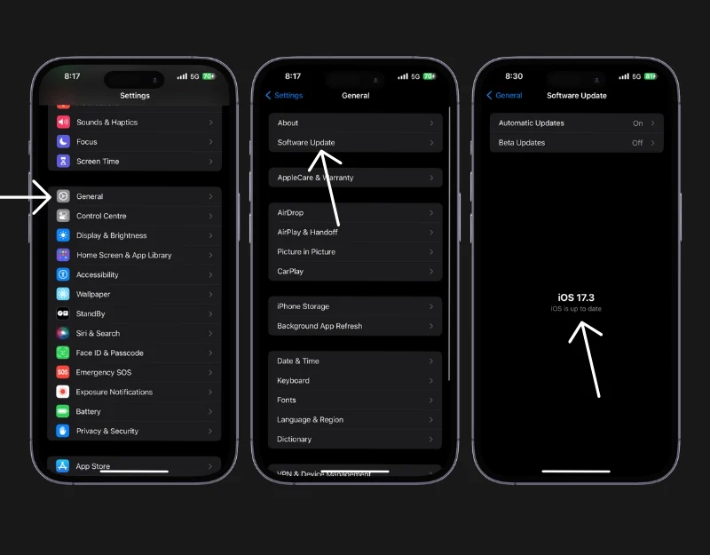 how to update iphone