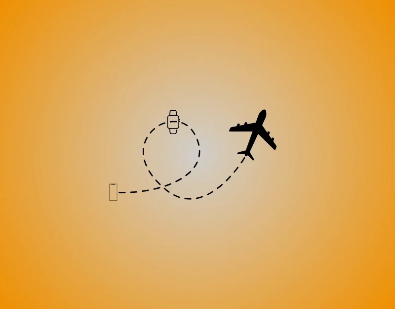 airplane mode on apple watch and iphone