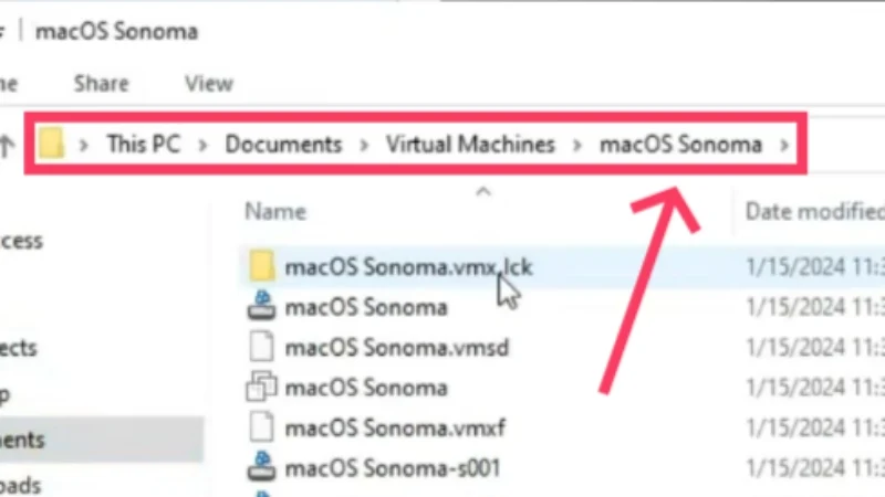 go to configuration file
