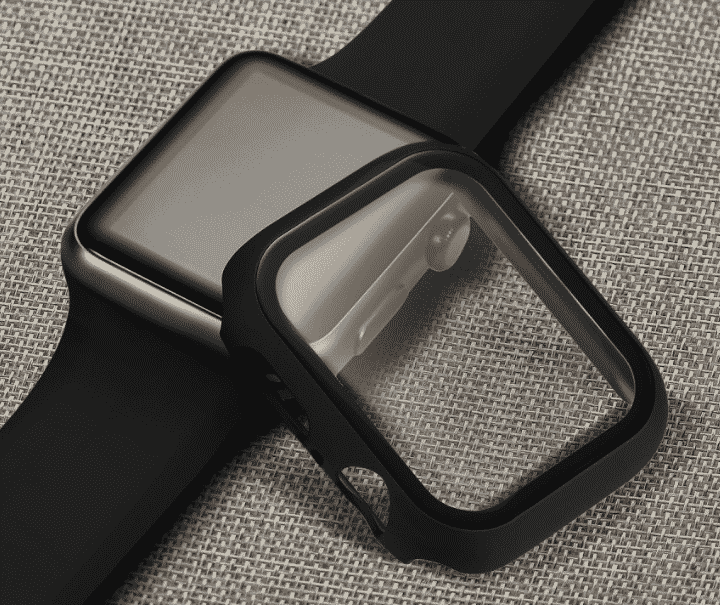 Questa è la custodia in vetro 3D per Apple Watch Series 5 da 44 mm e 40 mm.