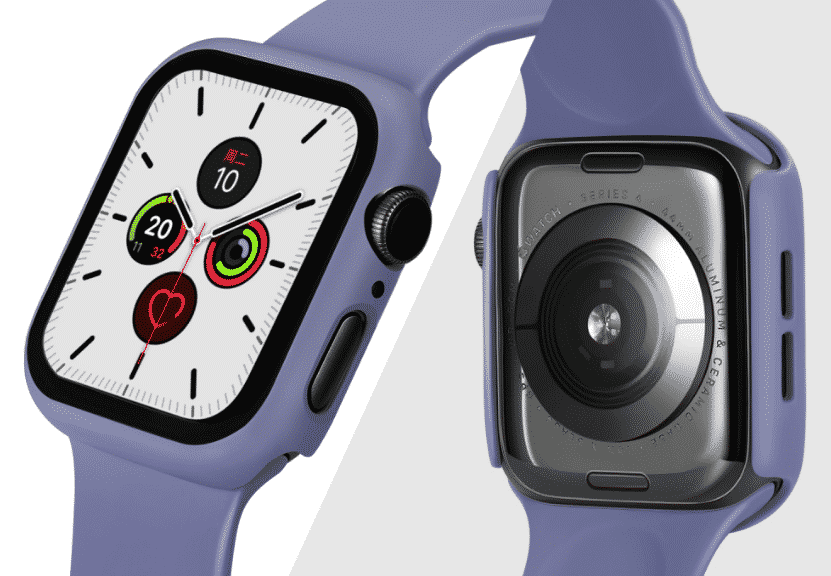 これは、44mmおよび40mmのApple Watch Series5用のプロテクターケースです。