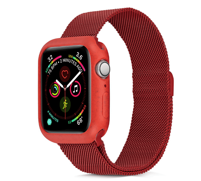 Bu, 44 mm ve 40 mm Apple Watch Series 5 için Candy Element Kılıfıdır.