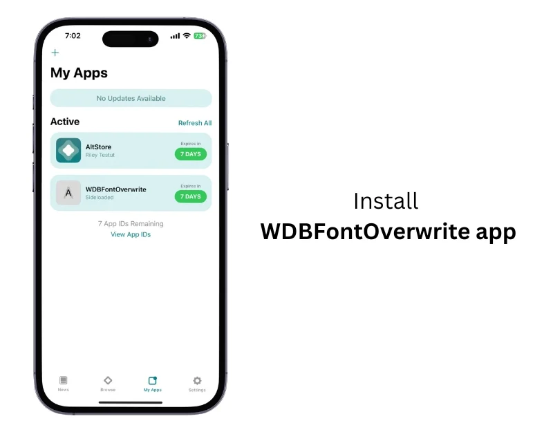 install wdbfontoverwrite app