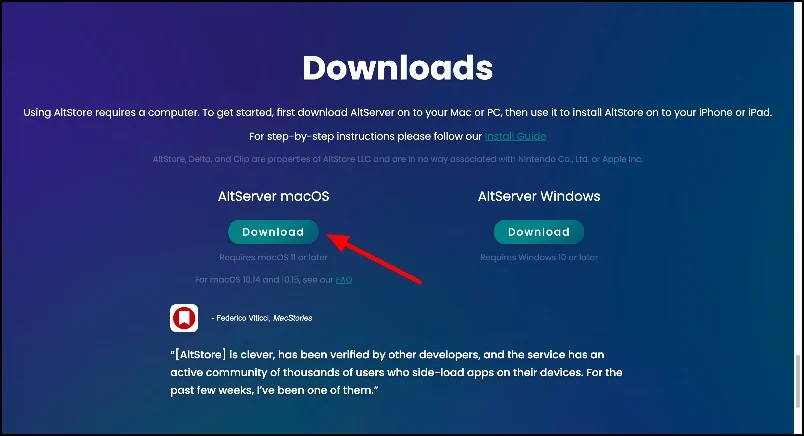 download altstore for mac