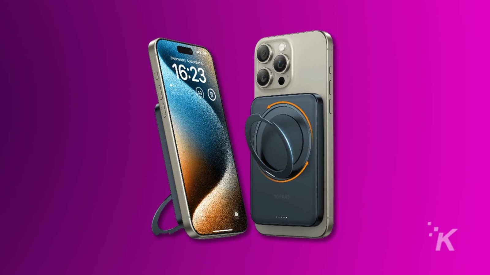 Torras portable charger oh phone