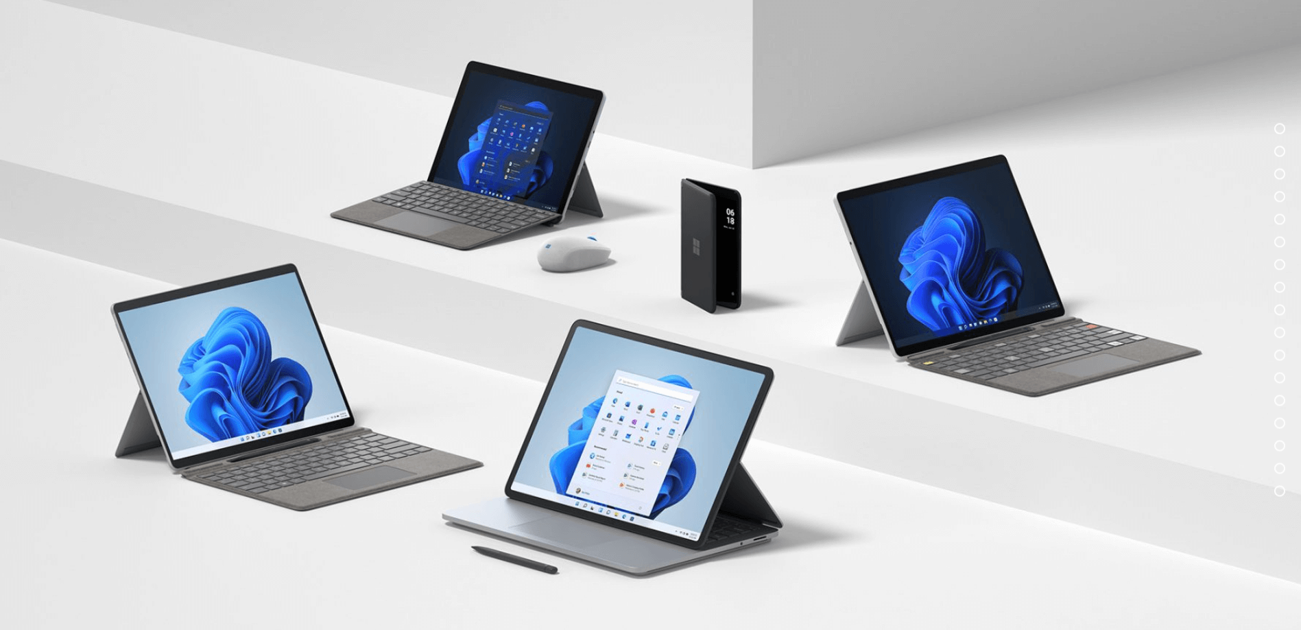 Microsoft Surface cihaz ailesinin basın görseli
