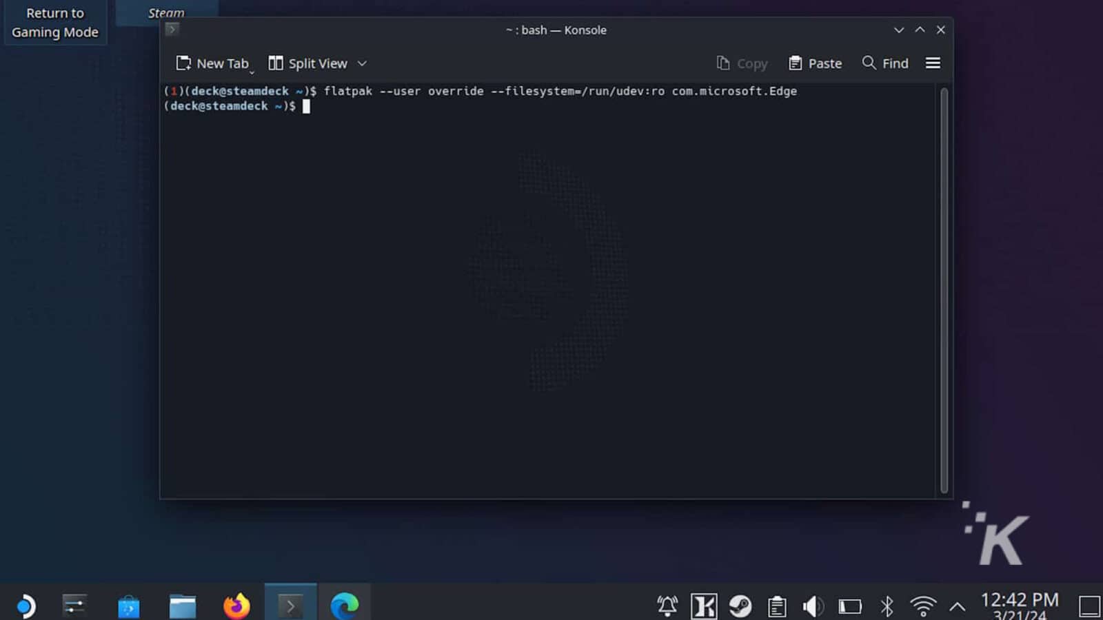 как получить пропуск на игру xbox в стим палубе Using konsole on the steam deck