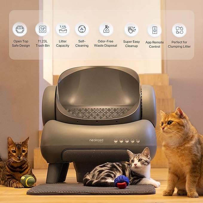 Neakasa m1 open-top self-cleaning cat litter box