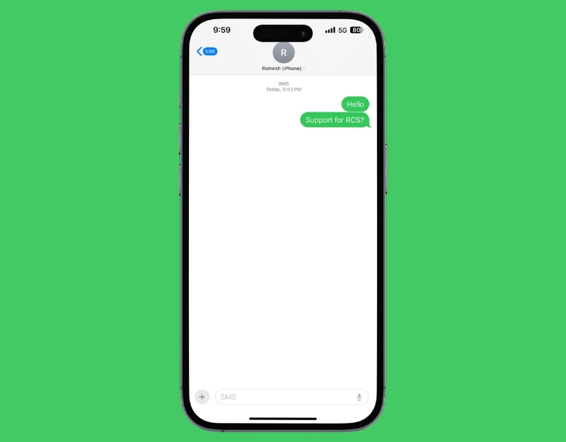 iphone new support for rcs