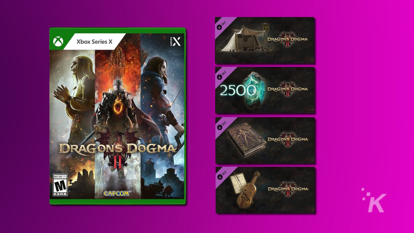 Dragons dogma 2 xbox series x game with dlc