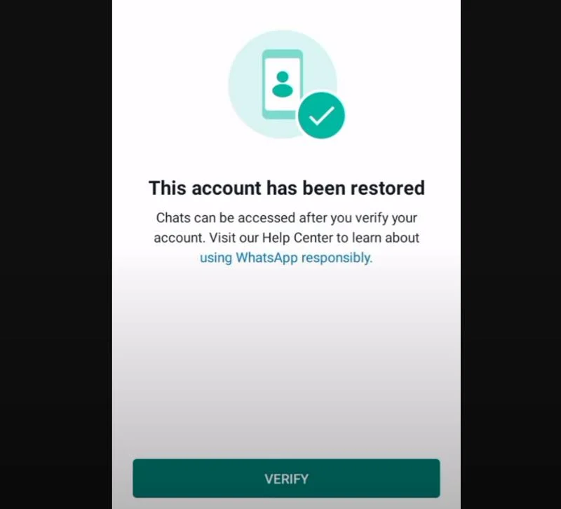 fixed whatsapp account banned issue