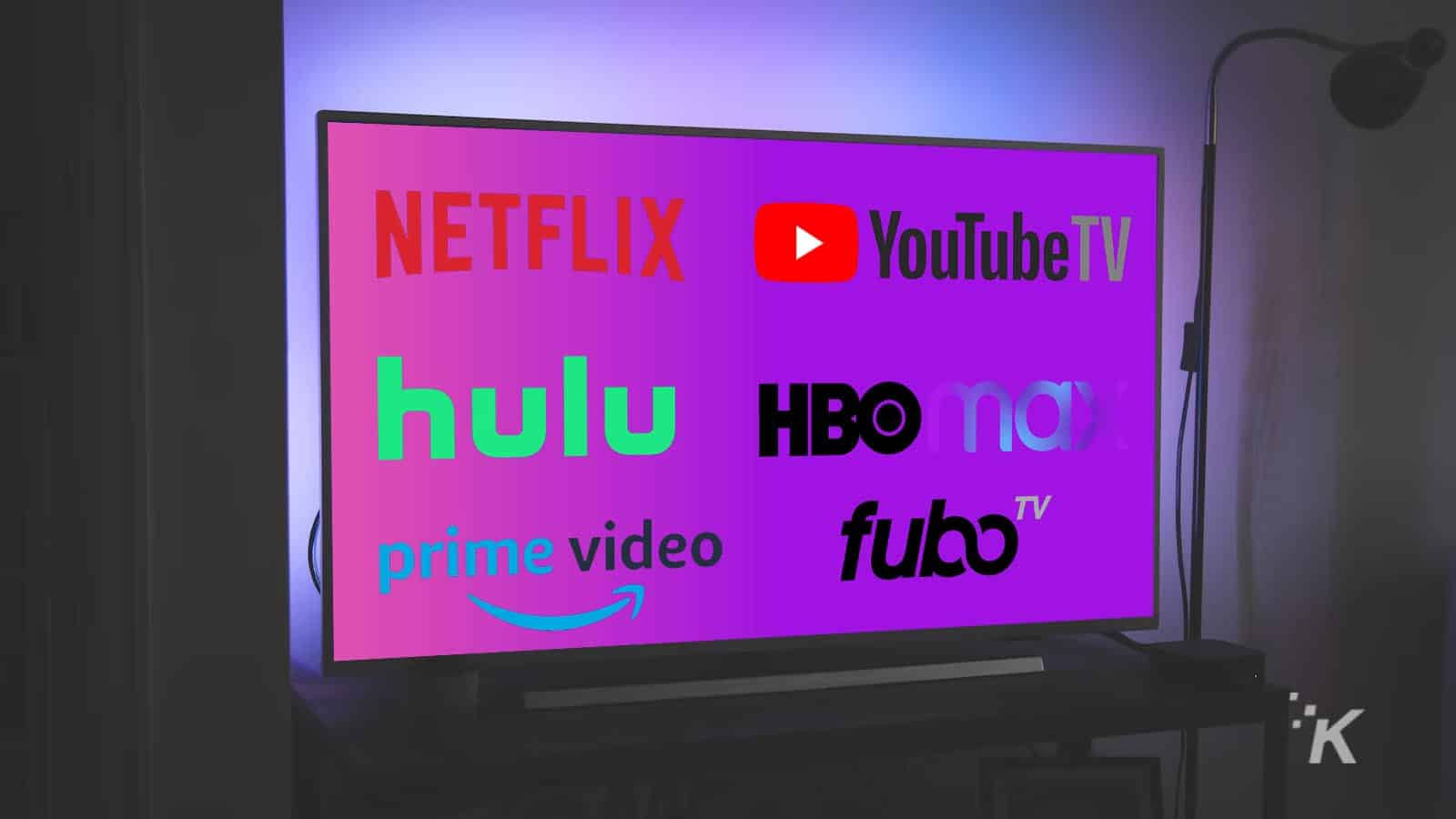 Streaming platforms on tv