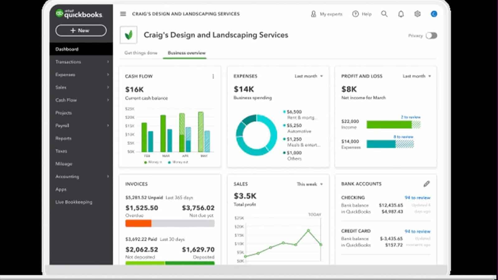 cele mai bune aplicații mobile pentru freelanceri Intiuit quickbooks