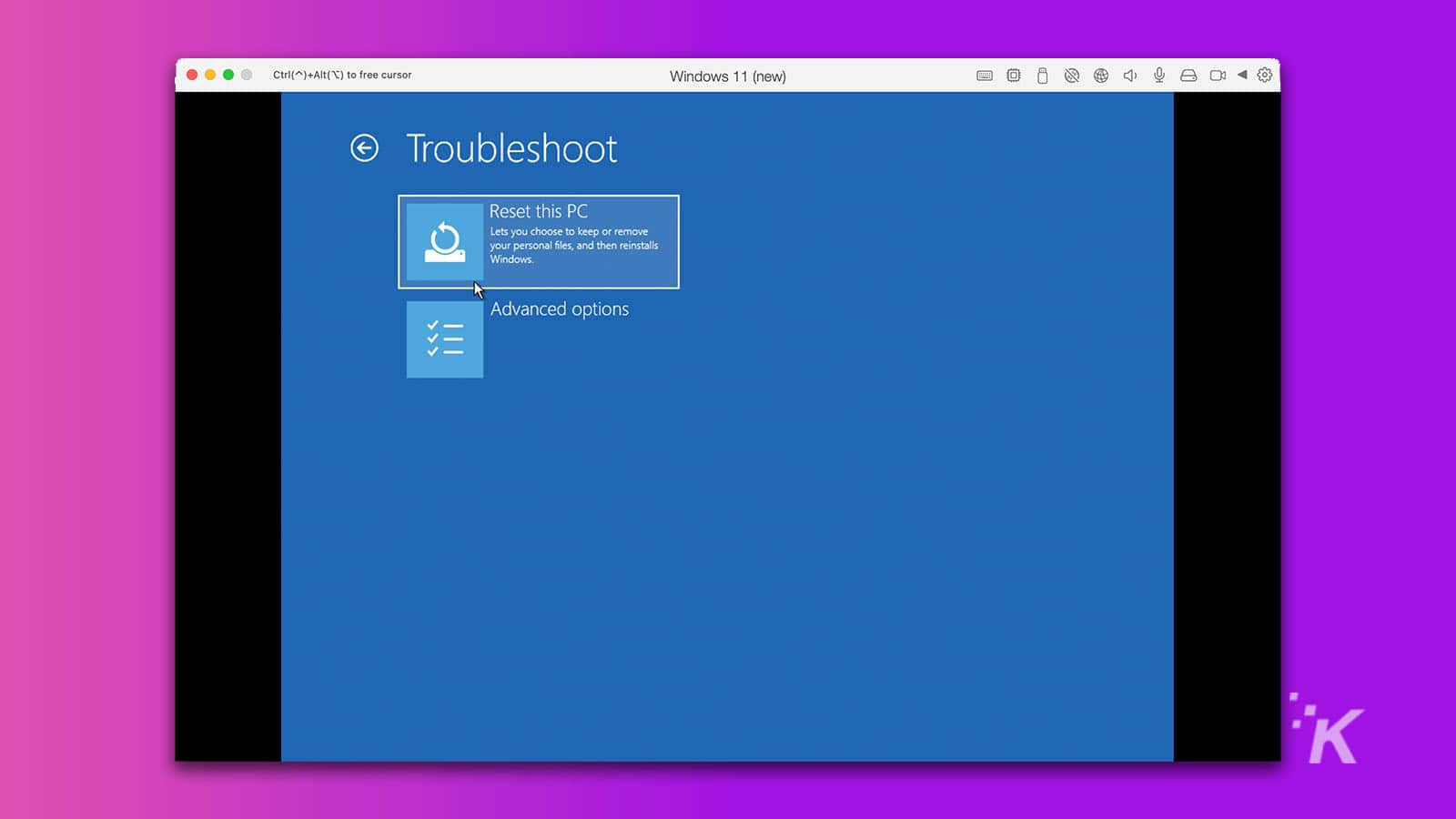 cara mengembalikan pembaruan windows Troubleshooting windows in recovery environment
