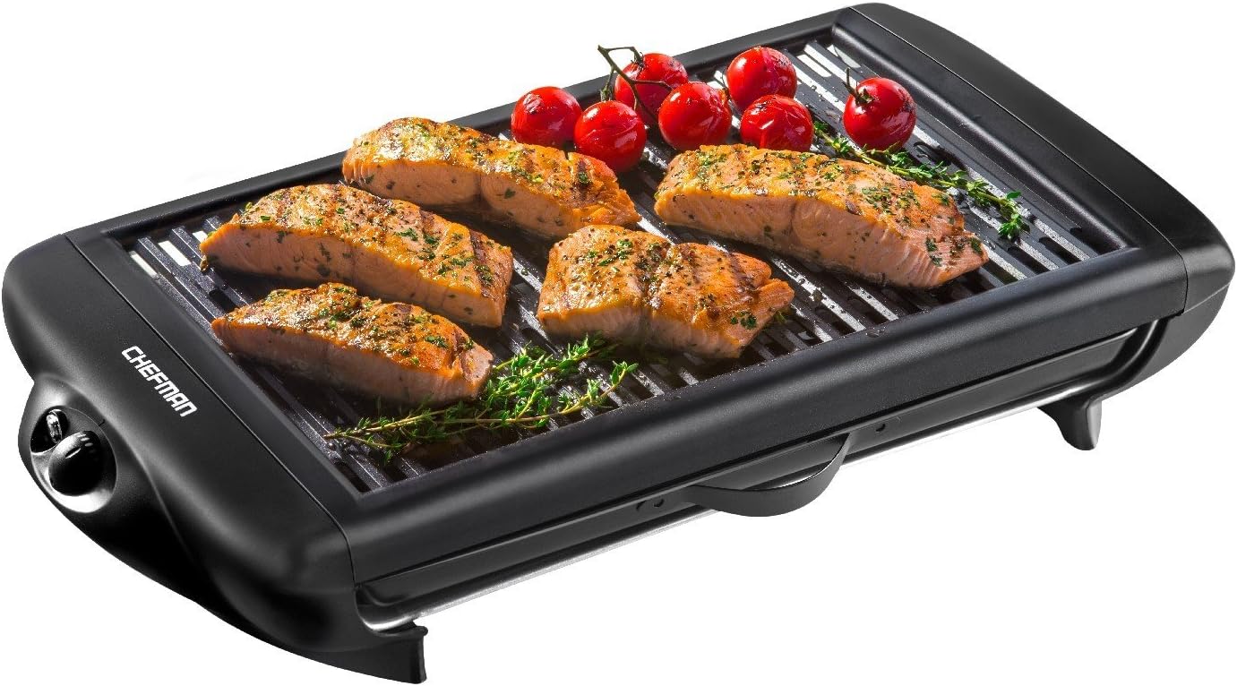 เทคโนโลยีการเอาตัวรอดที่ดีที่สุด (2024) Chefman electric smokeless indoor grill