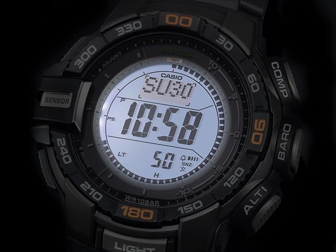 เทคโนโลยีการเอาตัวรอดที่ดีที่สุด (2024) Casio men's pro trek sport watch