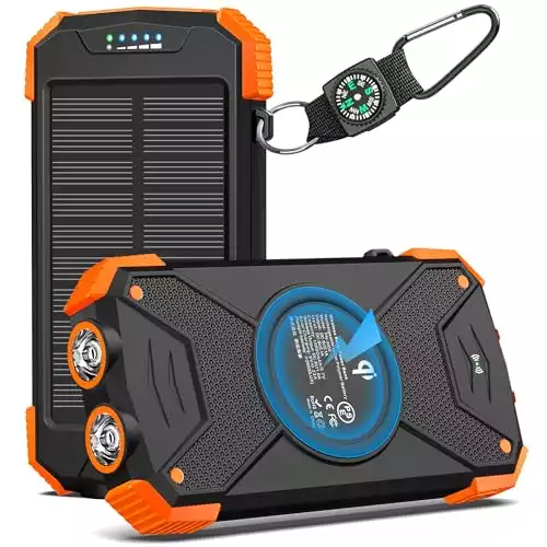 เทคโนโลยีการเอาตัวรอดที่ดีที่สุด (2024) Blavor solar charger power bank