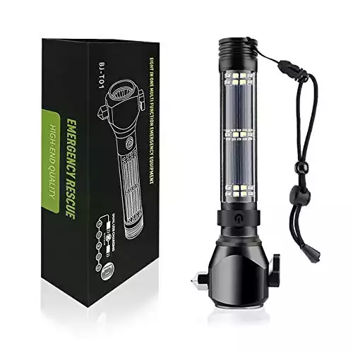 เทคโนโลยีการเอาชีวิตรอดที่ดีที่สุด (2024) Serjur 8 in 1 multi function flash light