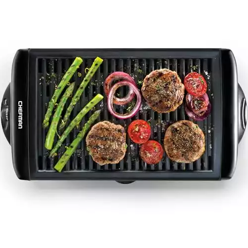 เทคโนโลยีการเอาตัวรอดที่ดีที่สุด (2024) Chefman electric smokeless indoor grill