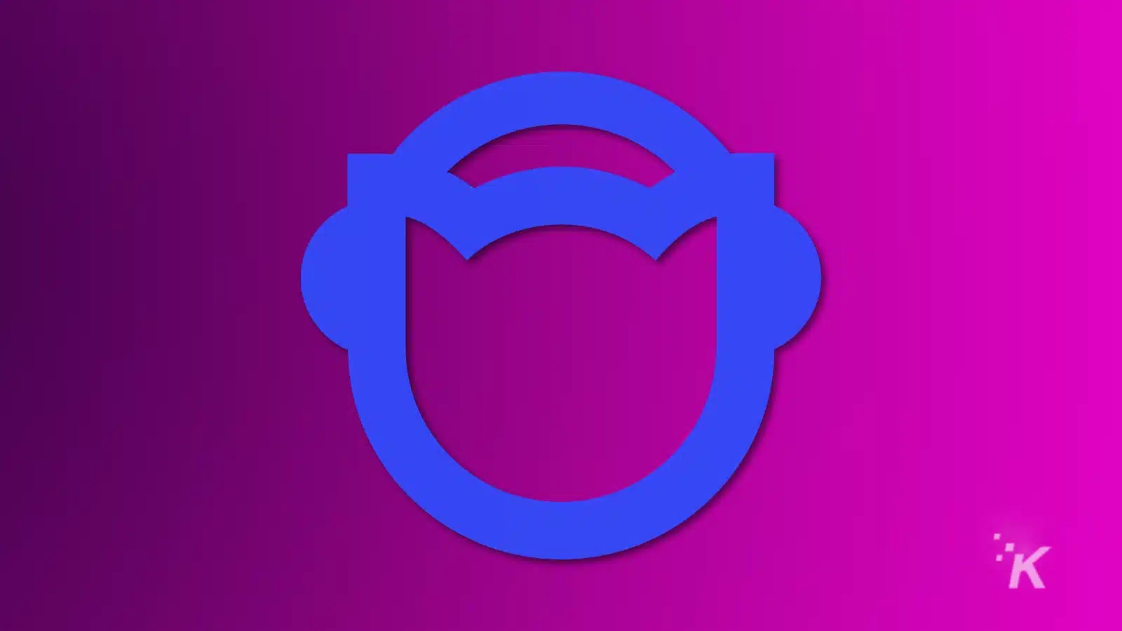 บริการสตรีมเพลงที่ดีที่สุด (2024) Blue napster logo on a purple background