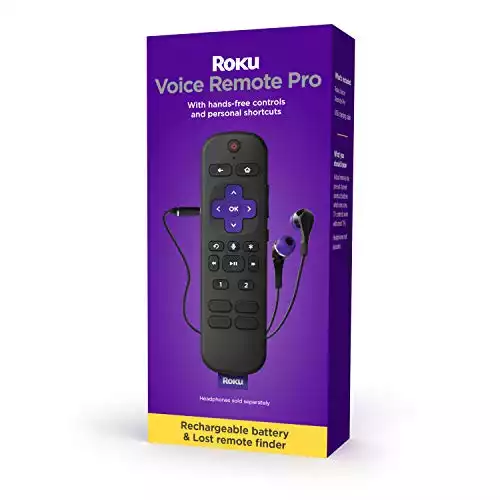 Roku voice remote pro