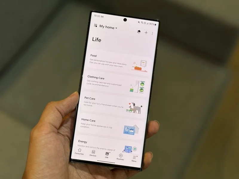 在沒有 Galaxy 帳號的情況下使用 Galaxy 手機 3 smartthings app on a galaxy s23 ultra