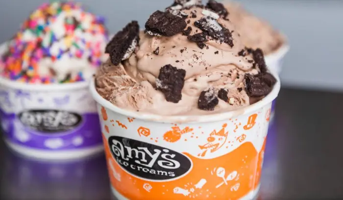 Les glaces d'Amy